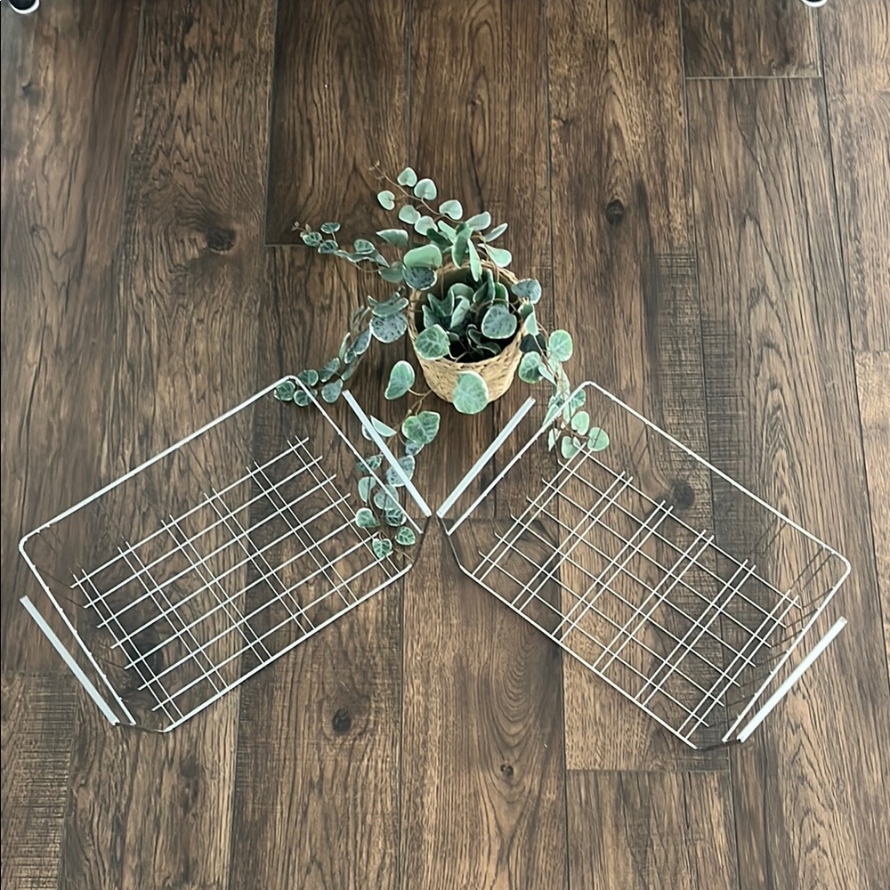 NWOT Lidl Metal Wire Storage Racks Set of Two
